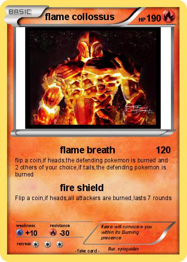 Pokemon flame collossus