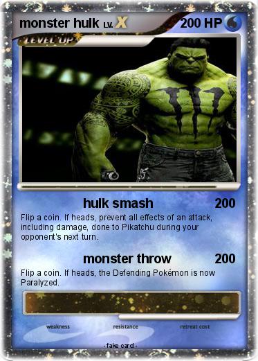 Pokemon monster hulk