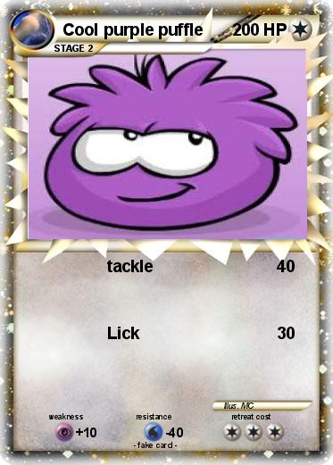 Pokemon Cool purple puffle