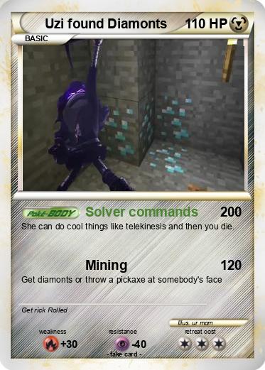 Pokemon Uzi found Diamonts