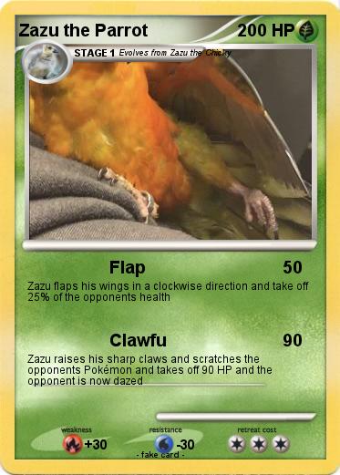 Pokemon Zazu the Parrot