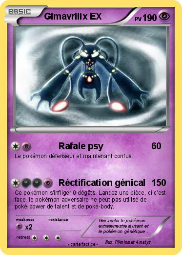 Pokemon Gimavrilix EX