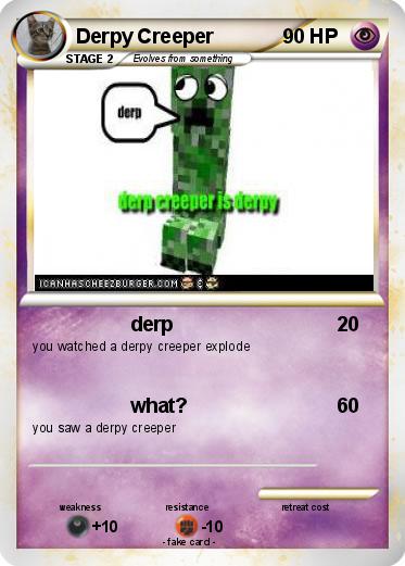Pokemon Derpy Creeper