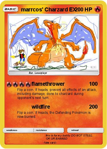 Pokemon marrcos' Charzard EX