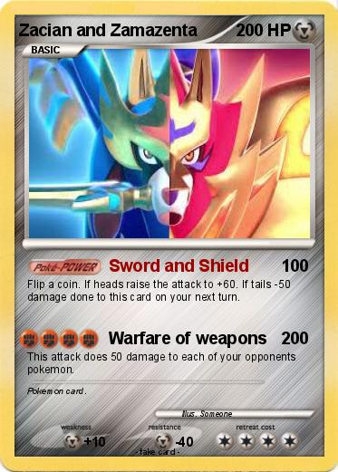 Pokemon Zacian and Zamazenta