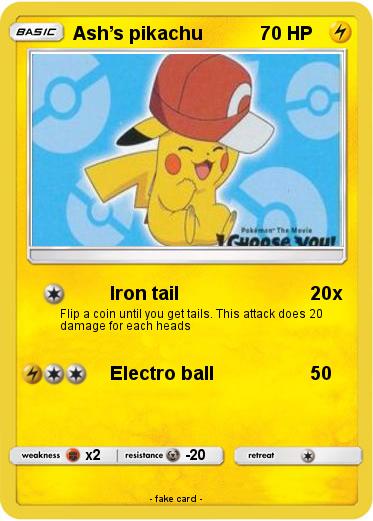 Pokemon Ash’s pikachu