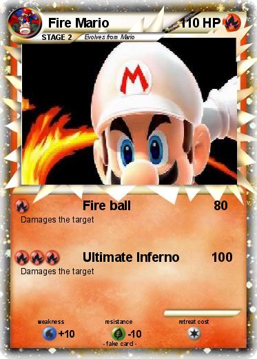 Pokemon Fire Mario