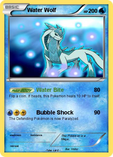 Pokemon Water Wolf