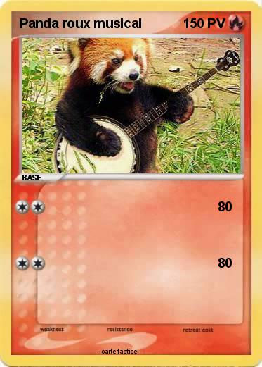 Pokemon Panda roux musical