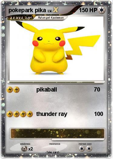 Pokemon pokepark pika
