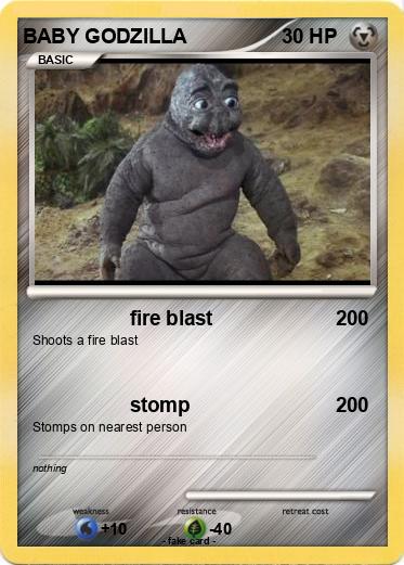 Pokemon BABY GODZILLA