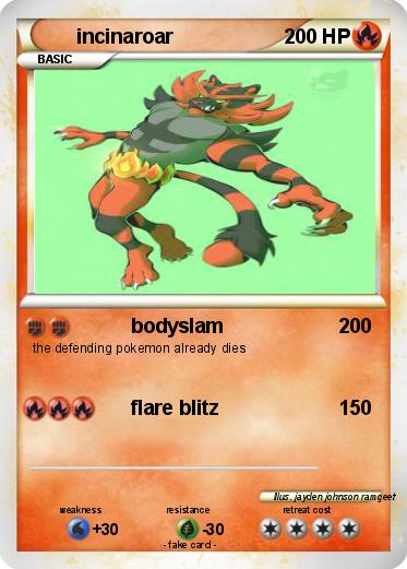 Pokemon incinaroar