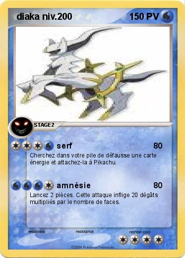 Pokemon  diaka niv.200