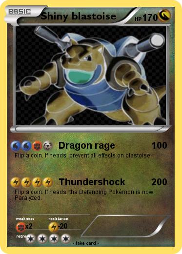 Pokemon Shiny blastoise