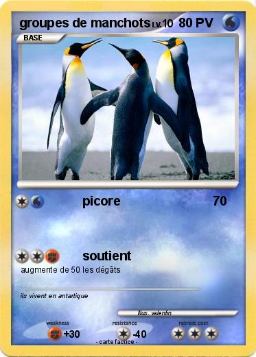 Pokemon groupes de manchots