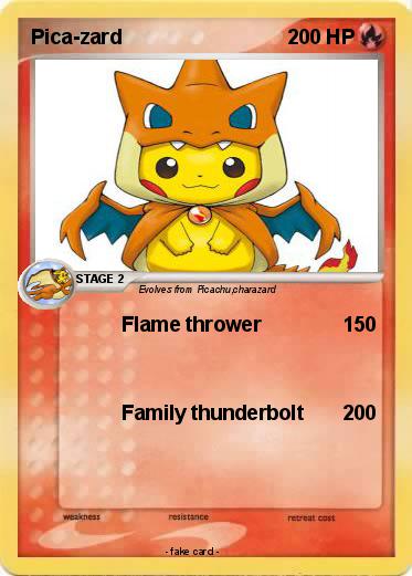 Pokemon Pica-zard