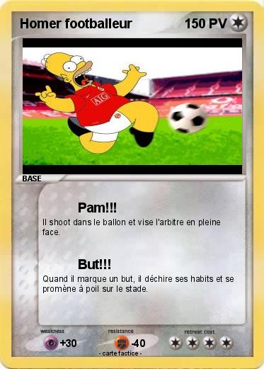 Pokemon Homer footballeur