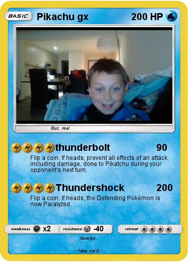 Pokemon Pikachu gx