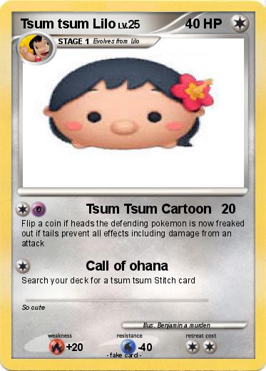 Pokemon Tsum tsum Lilo