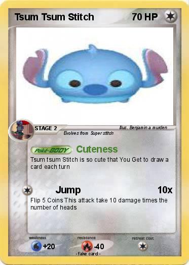 Pokemon Tsum Tsum Stitch