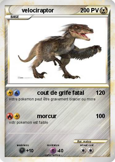 Pokemon velociraptor