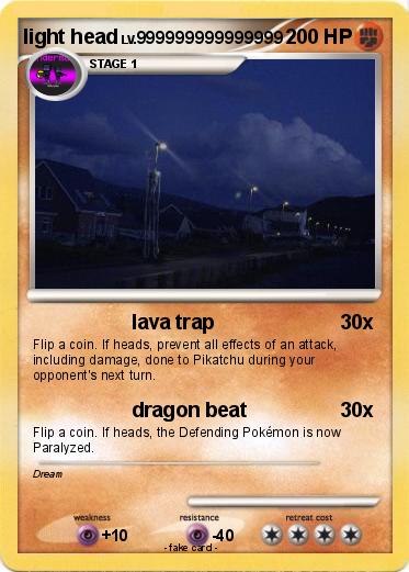 Pokemon light head