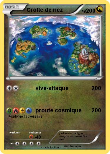 Pokemon Crotte de nez
