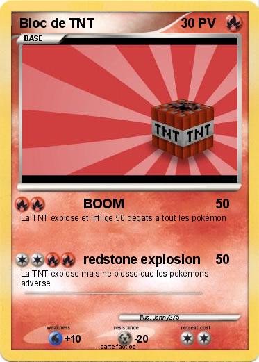 Pokemon Bloc de TNT