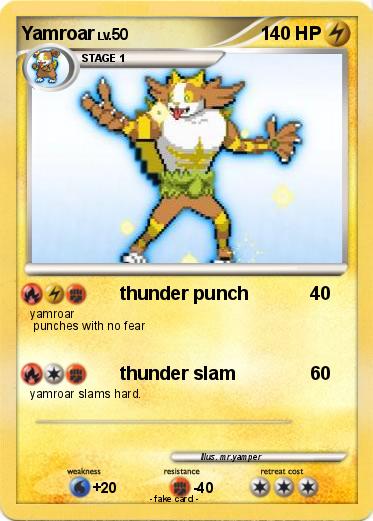 Pokemon Yamroar