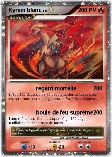 Pokemon Kyrem blanc