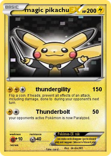 Pokemon magic pikachu