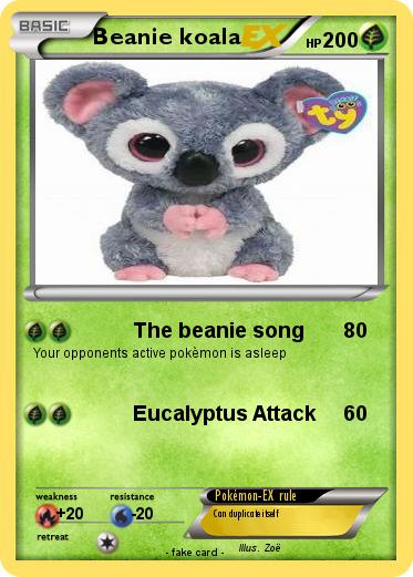 Pokemon Beanie koala