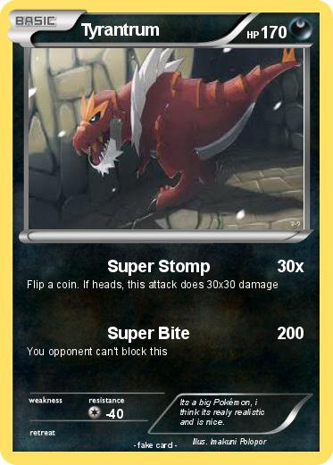 Pokemon Tyrantrum