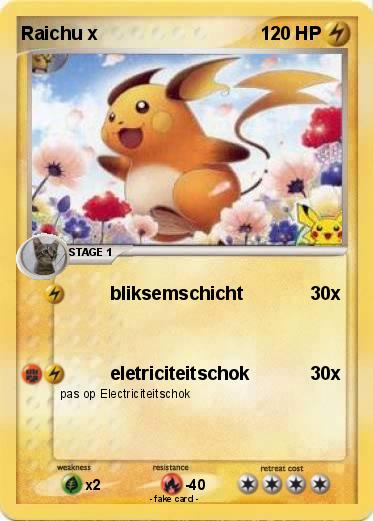 Pokemon Raichu x