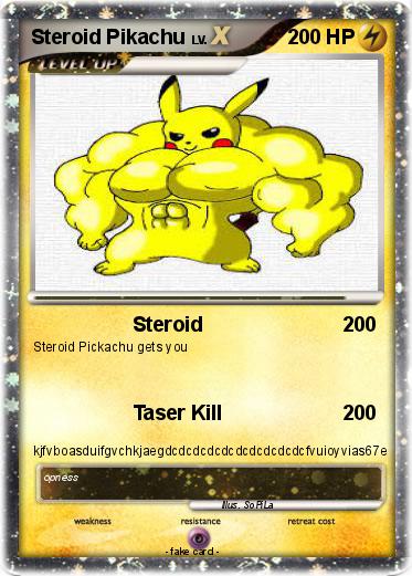 Pokemon Steroid Pikachu