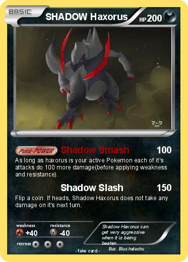 Pokemon SHADOW Haxorus