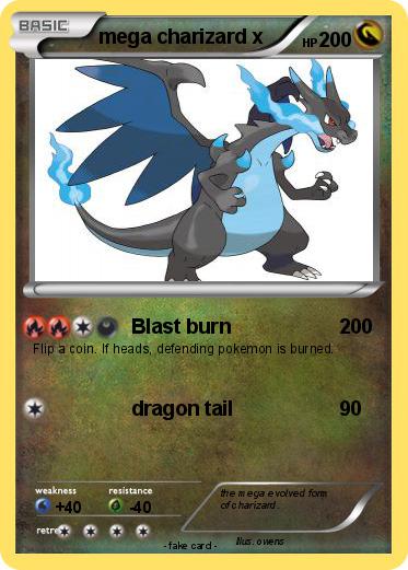 Pokemon mega charizard x