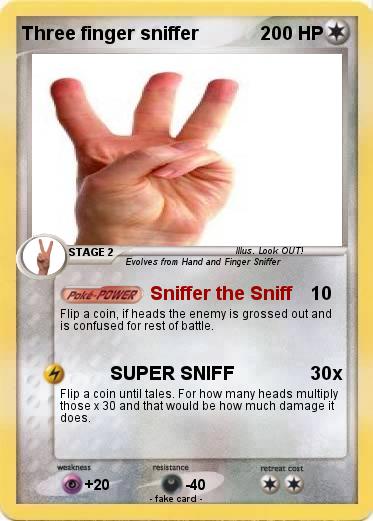 Pokemon Finger Sniffer