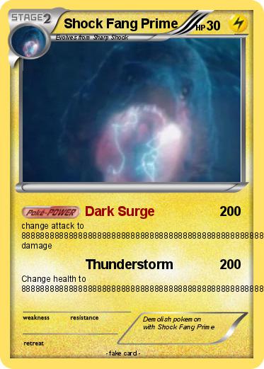 Pokemon Shock Fang Prime