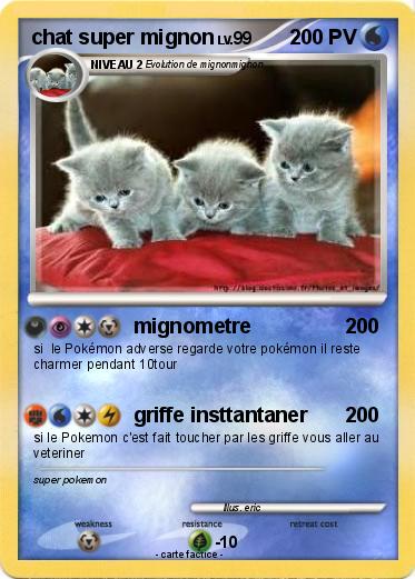 Pokemon chat super mignon