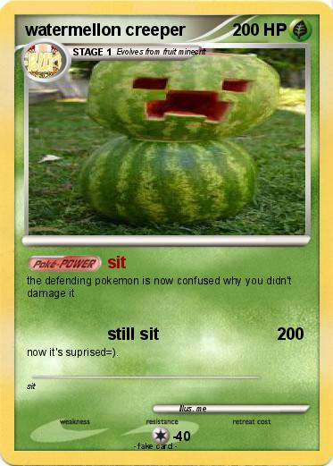 Pokemon watermellon creeper