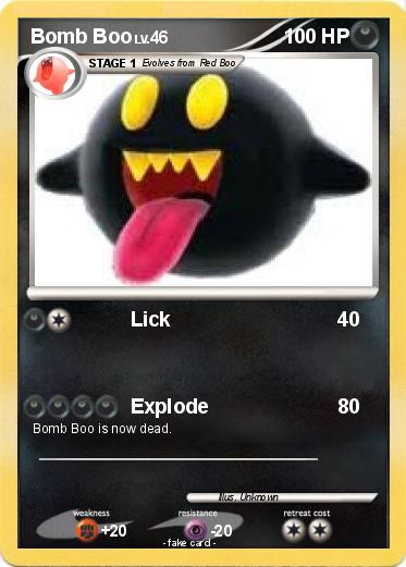 Pokemon Bomb Boo