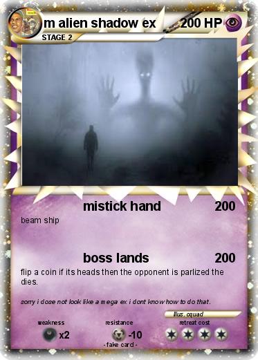Pokemon m alien shadow ex