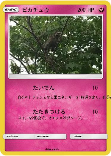 Pokemon ピカチュウ