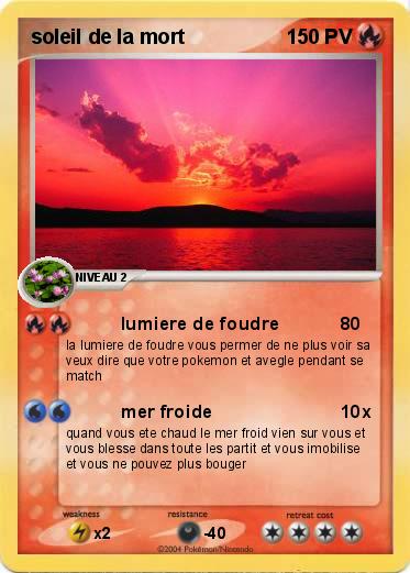 Pokemon soleil de la mort