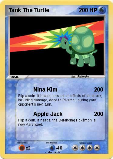 Pokemon Tank The Turtle