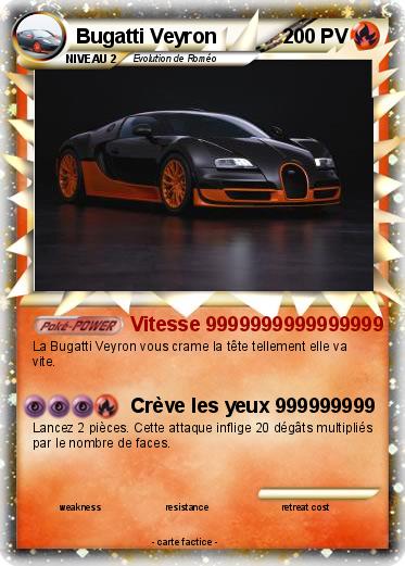 Pokemon Bugatti Veyron