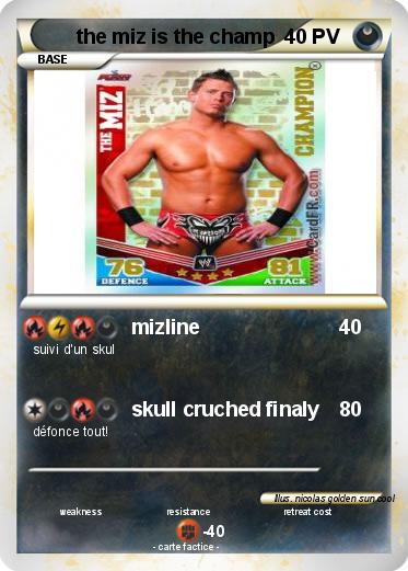 Pokemon the miz is the champ