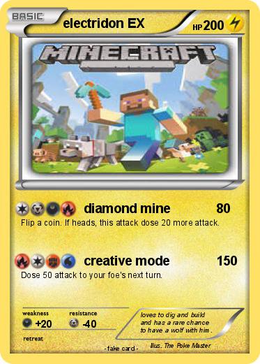 Pokemon electridon EX