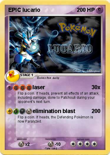 Pokemon EPIC lucario